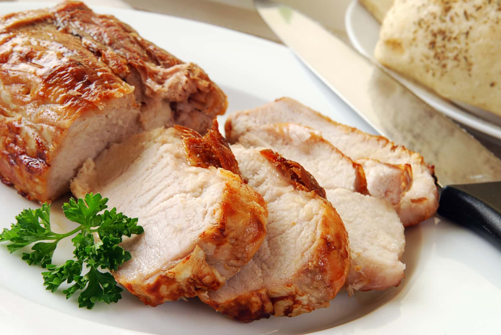 rôti de porc aux pommes